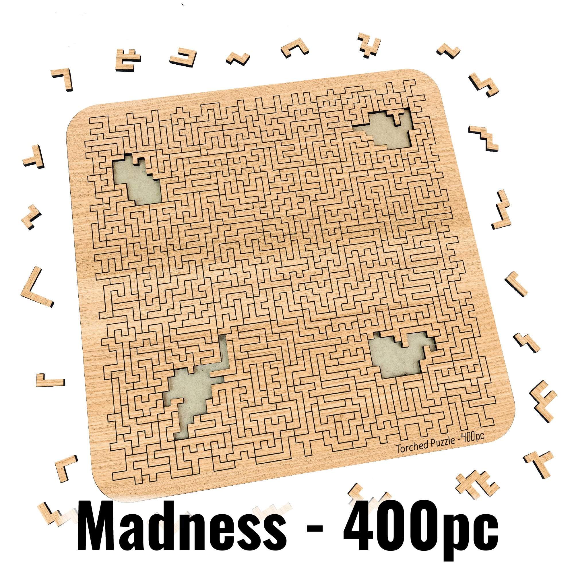 Mind Bending Aztec Labyrinth Puzzle - Madness (400 Pieces)
