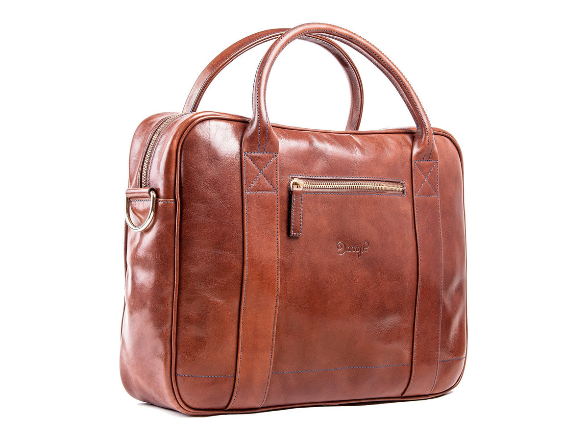 P. on sale Giovo Leather Messenger Bag